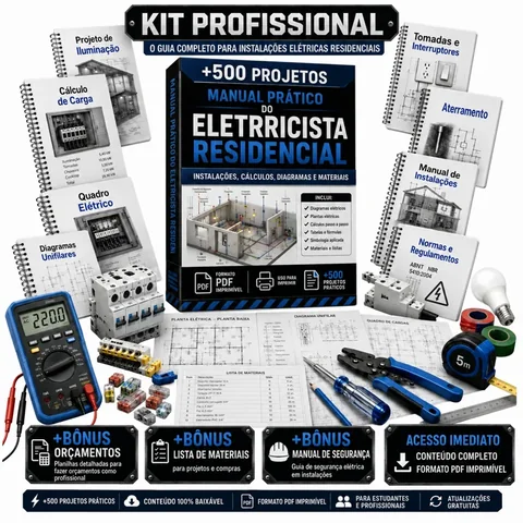 Kit Profissional do Manual Prático do Eletricista